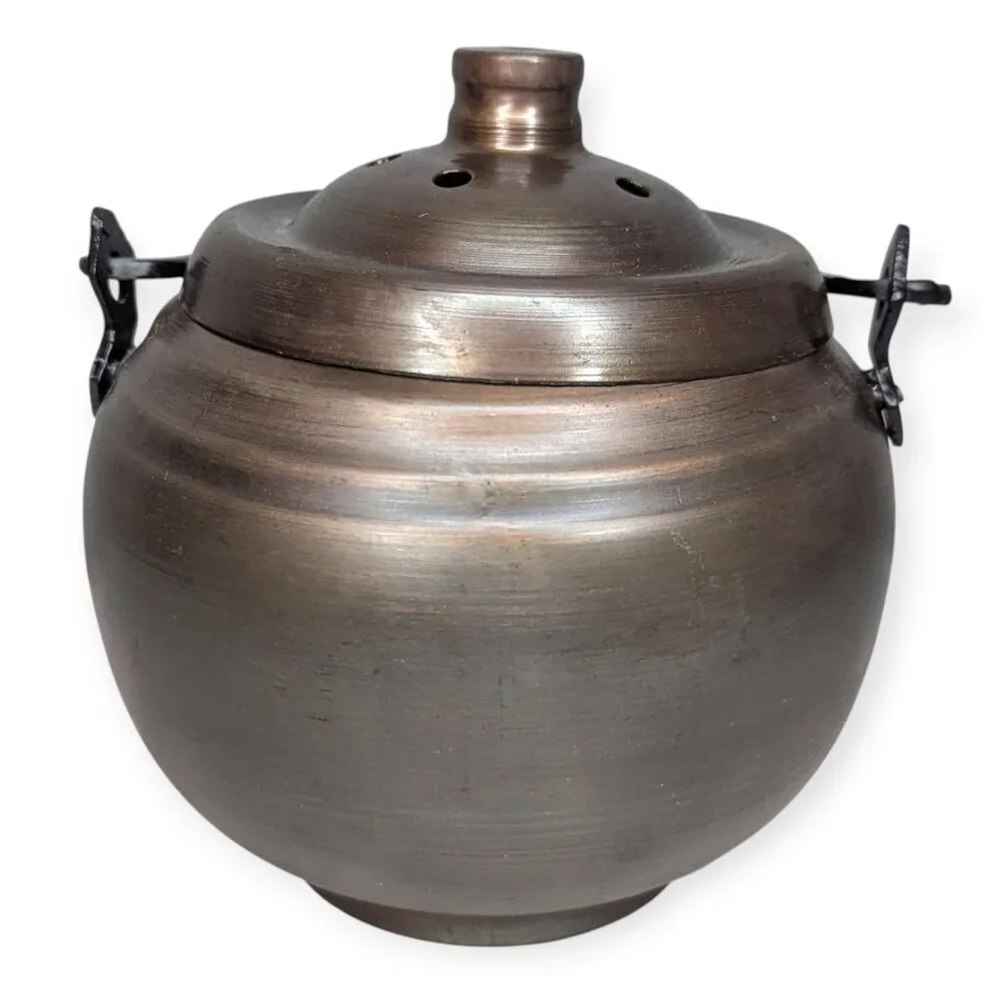 Smiling Metal Pumpkin Candle Holder Lantern w/Handle 8